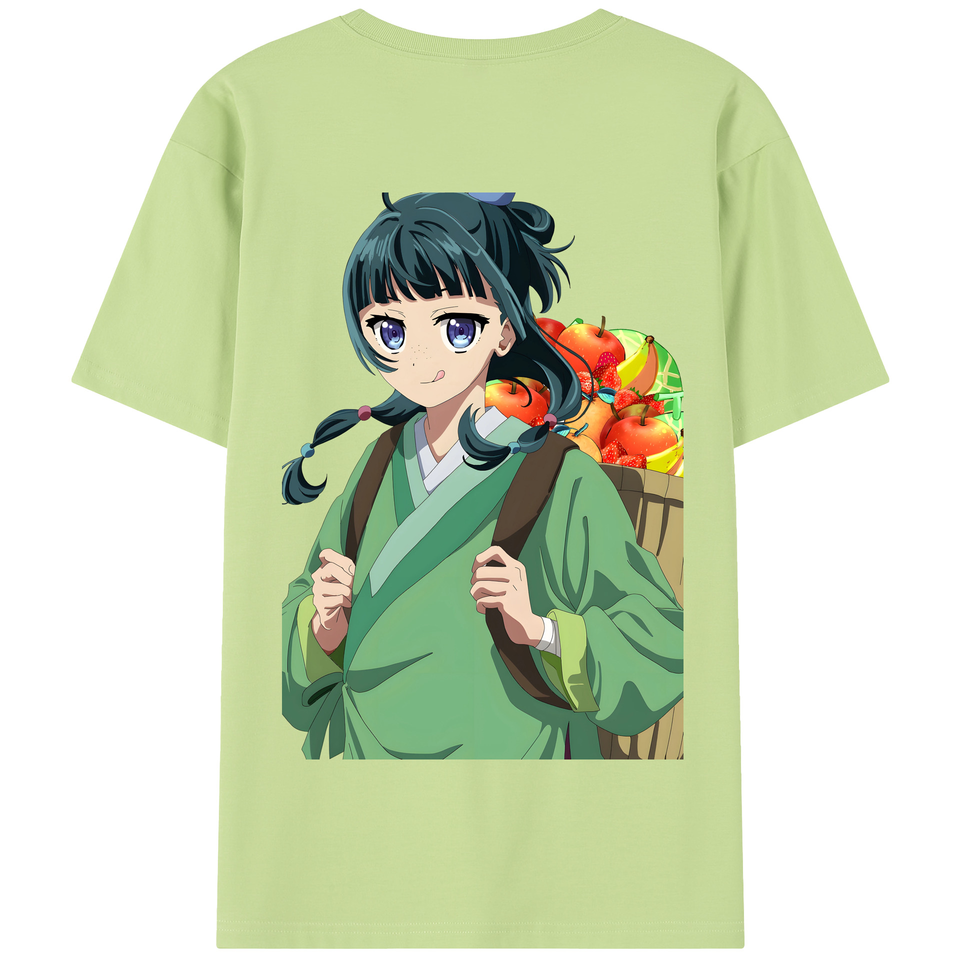 （画像用） 薬屋のひとりごと The Apothecary Diaries 綿100％半袖Tシャツ（背面プリント）
